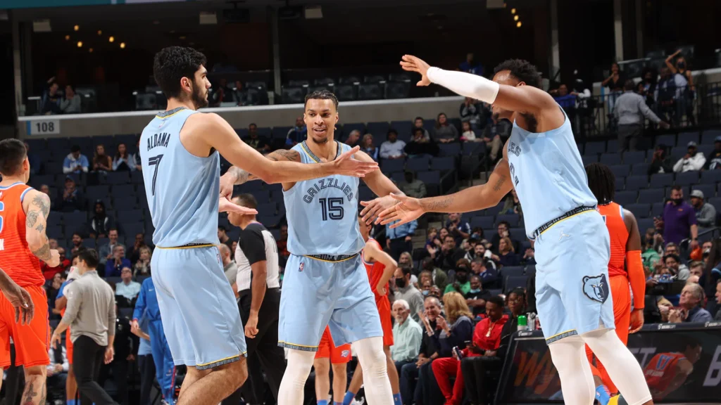 memphis grizzlies vs okc thunder match player stats