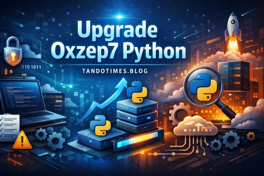 Upgrade Oxzep7 Python